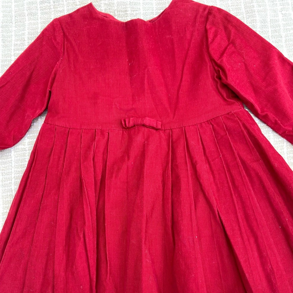 Jacadi Paris 4T red dress